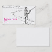 マン魚釣りアットビーチ 名刺 (正面/裏面)