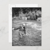 マン魚釣り ポストカード (正面/裏面)