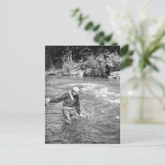 マン魚釣り ポストカード (スタンド正面)