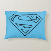 マン・すごいS・シールド | シンプル（黒） アクセントクッション (裏面)