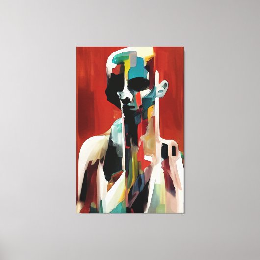 マン キャンバスプリント (正面)