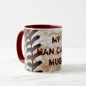 マン·ケパーソナライズされたーブ·ギフトMUG,マイ·マン·ケーブ·マグ マグカップ (正面左)