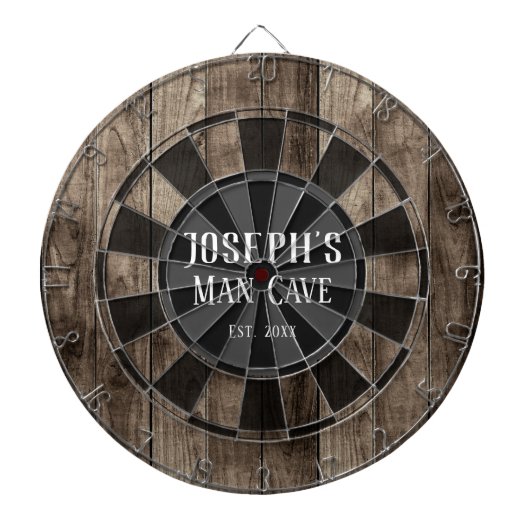 マン·ケパーソナライズされたーブ ダーツボード (正面)
