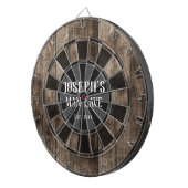 マン·ケパーソナライズされたーブ ダーツボード (正面右)