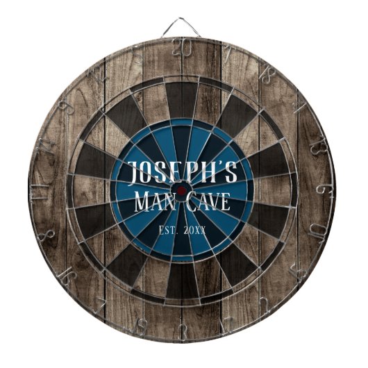 マン·ケパーソナライズされたーブ ダーツボード (正面)