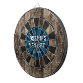 マン·ケパーソナライズされたーブ ダーツボード (正面右)