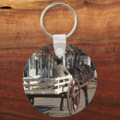 マン・ホース・ワゴン植民地時代ウィリアムズバーグ キーホルダー (正面)
