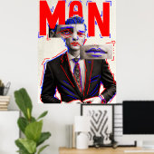 マン ポスター (ホームオフィス)
