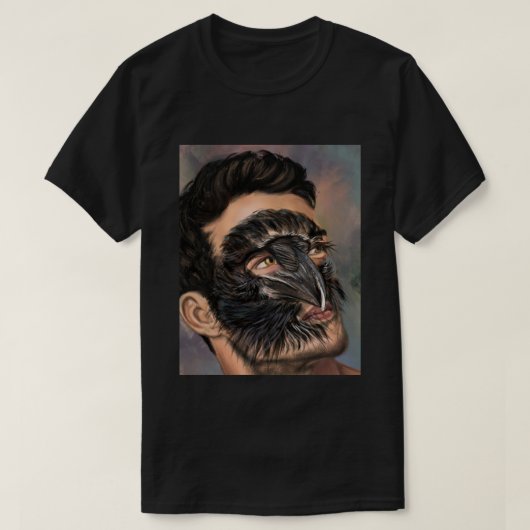 マン・レイヴンTシャツ Tシャツ (デザイン正面)