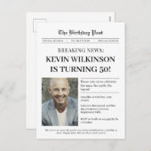 マン、神話、レジェンドペーパー誕生日招待状 シーズンポストカード (正面/裏面)