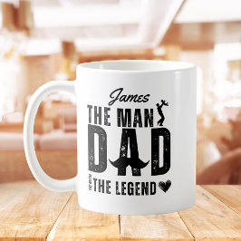 マン・神話・伝説のDAD 涼しい父の日 コーヒーマグカップ