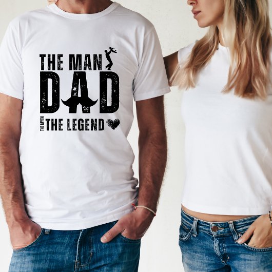マン・神話・伝説 お父さん 父の日 Tシャツ