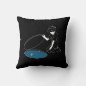 マン | Zazzle_Growstore クッション (裏面)