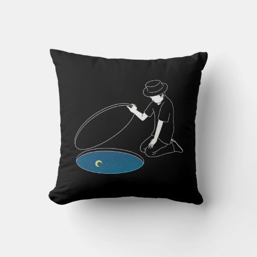 マン | Zazzle_Growstore クッション (正面)
