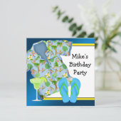 マンBBQマルガリータビーチバースデーパーティー 招待状 (スタンド正面)