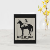 マンO戦争ヴィンテージ競走馬 カード (黄色い花)