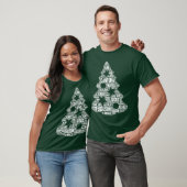 マンUのサンタクロース クリスマスツリー Tシャツ (ユニセックス)