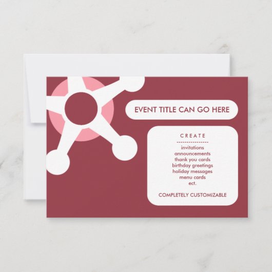 マヴェレトロジャックス 招待状 (正面)