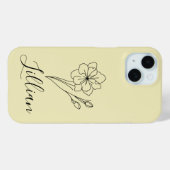 マーちの誕生花は水仙だね Case-Mate iPhoneケース (裏面 (横))