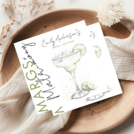 マーエレガントグモダンと結婚ブライダルシャワー スタンダードカクテルナプキン