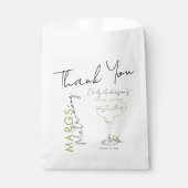 マーエレガントグモダンと結婚ブライダルシャワー フェイバーバッグ (正面)