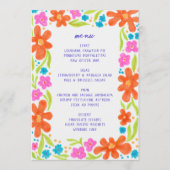 マーカカラフルースケッチフラワー縁どメニュー メニュー (正面)