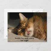 マーカスは二日酔いだ ポストカード (正面/裏面)