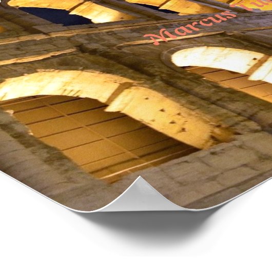 マーカスチュリウスキケロ引用文オンザエネミー ポスター (角)