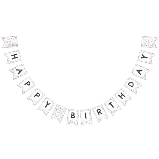 マーカス紙吹雪水彩ドットバンティング国旗 バンティングフラッグ (全)