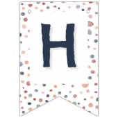 マーカス紙吹雪水彩ドットバンティング国旗 バンティングフラッグ (第2の旗)