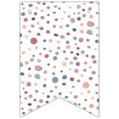 マーカス紙吹雪水彩ドットバンティング国旗 バンティングフラッグ (第1の旗)