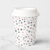 マーカス紙吹雪水彩ドット紙カップ 紙コップ (右)