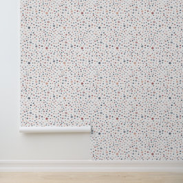 マーカス紙吹雪水彩ドット 壁紙