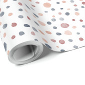 マーカス紙吹雪水彩網点ラッピング紙 ラッピングペーパー (ロールコーナー)