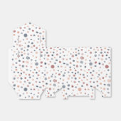 マーカス紙吹雪水色ドット優先ボックス フェイバーボックス (折り畳みなし)