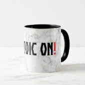 マーカス·アウレリウス·ストイック·オン! マグカップ (正面右)