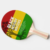 マーカス・ガーヴィーの黒い歴史 卓球ラケット (横)