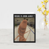 マーカス・ザ・ワーム　どこにジムボ・ジェームス・ミーム カード (黄色い花)