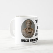 マーカスAurelius幸せな生命を作るのに必要とされる少しだけ コーヒーマグカップ (正面左)