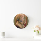 マーカスAurelius (121-180)およびLuciを描写するカメオ ラウンド壁時計 (ホーム)