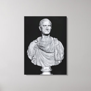 マーカスLicinius Crassusのバスト キャンバスプリント
