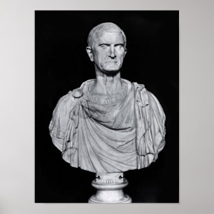マーカスLicinius Crassusのバスト ポスター