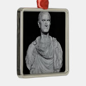 マーカスLicinius Crassusのバスト メタルオーナメント (右)
