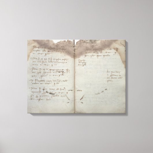 マーカンタイル文書、チャンの承諾書 キャンバスプリント (正面)