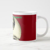 マーカーの場所!?!素晴らしい技術ユーモア。 ジャンボコーヒーマグカップ (右)