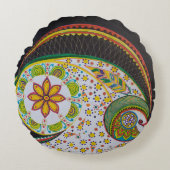 マーカーパターン ラウンドクッション (正面)