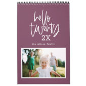 マーカーモダンペンのフォトスクリプトカレンダー カレンダー (カバー)