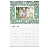 マーカーモダンペンのフォトスクリプトカレンダー カレンダー (3月 2026)