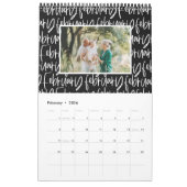 マーカーモダンペンのフォトスクリプトカレンダー カレンダー (2月 2026)