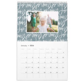 マーカーモダンペンのフォトスクリプトカレンダー カレンダー (1月 2026)